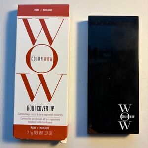 NWT WOW Powder Root Cover Up Red-Temporary color stays until you shampoo.